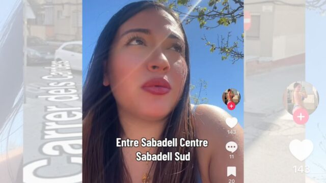 Relat dels episodis d'assetjament viscuts a Sabadell. Foto: @tatiana_montenegro5